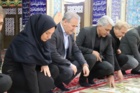 گلباران مزار شهدا توسط معاون وزیر و همراهان