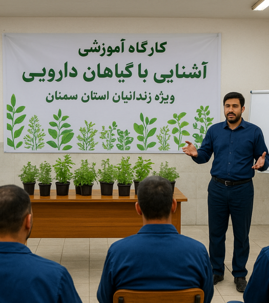 برگزاری کارگاه آموزشی «آشنایی با گیاهان دارویی» ویژه زندانیان استان سمنان