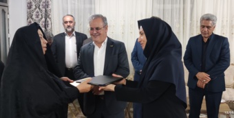 دیدار معاون وزیر و رئیس سازمان تحقیقات، آموزش و ترویج کشاورزی با خانواده مرحوم حاج ابوالفضل عبدی حاجی