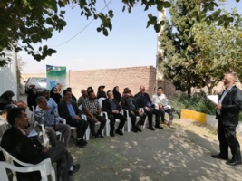 برگزاری نهمین کاروان ترویج بهره‌وری محصولات زراعی در شهرستان سمنان با حضور محققان مرکز