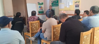 نهمین کاروان ترویجی بهره‌وری و تغییر الگوی کشت با حضور کارشناسان مرکز برگزار شد