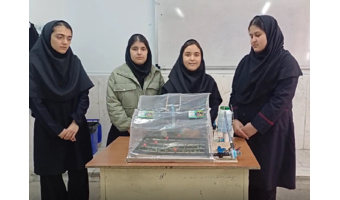 ساخت ماکت گلخانه هیدروپونیک توسط دانش‌آموزان هنرستان دخترانه سادات شریعت‌پناهی سمنان