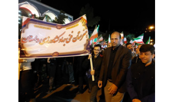 حضور افتخارآمیز دانش‌آموزان هنرستان کشاورزی مرکز در مراسم بزرگداشت شهدای دانش‌آموز