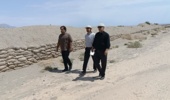 معاون پژوهش و فناوری و رئیس بخش تحقیقات حفاظت خاک و آبخیزداری مرکز از روند ترمیم سازه‌ها، لایروبی کانال‌ها و اجرای برنامه‌های بهسازی سامانه‌های پخش سیلاب بازدید کردند.