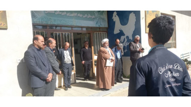 با حضور نماینده دفتر ولی‌فقیه در مرکز ؛ تجلیل از مدیر و معاون هنرستان به پاس عملکرد مؤثر در تحقق رویکرد مدیریت جهادی